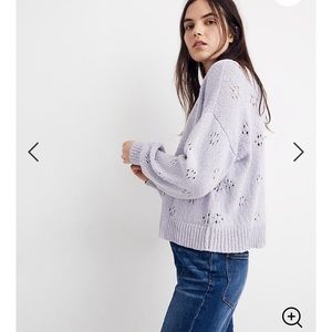 Madewell purple sweater